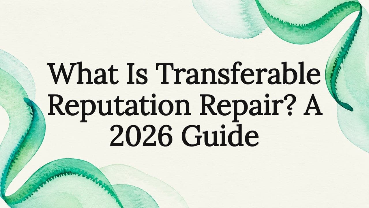 What Is Transferable Reputation Repair? A 2026 Guide