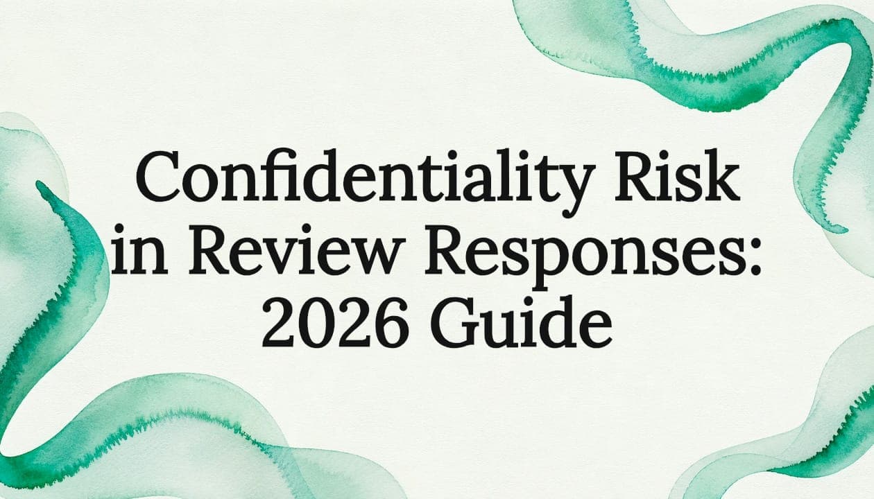Confidentiality Risk in Review Responses: 2026 Guide