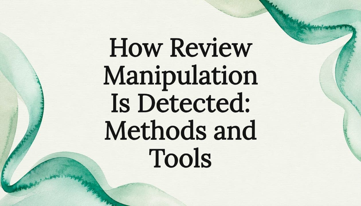 How Review Manipulation Is Detected: Methods and Tools