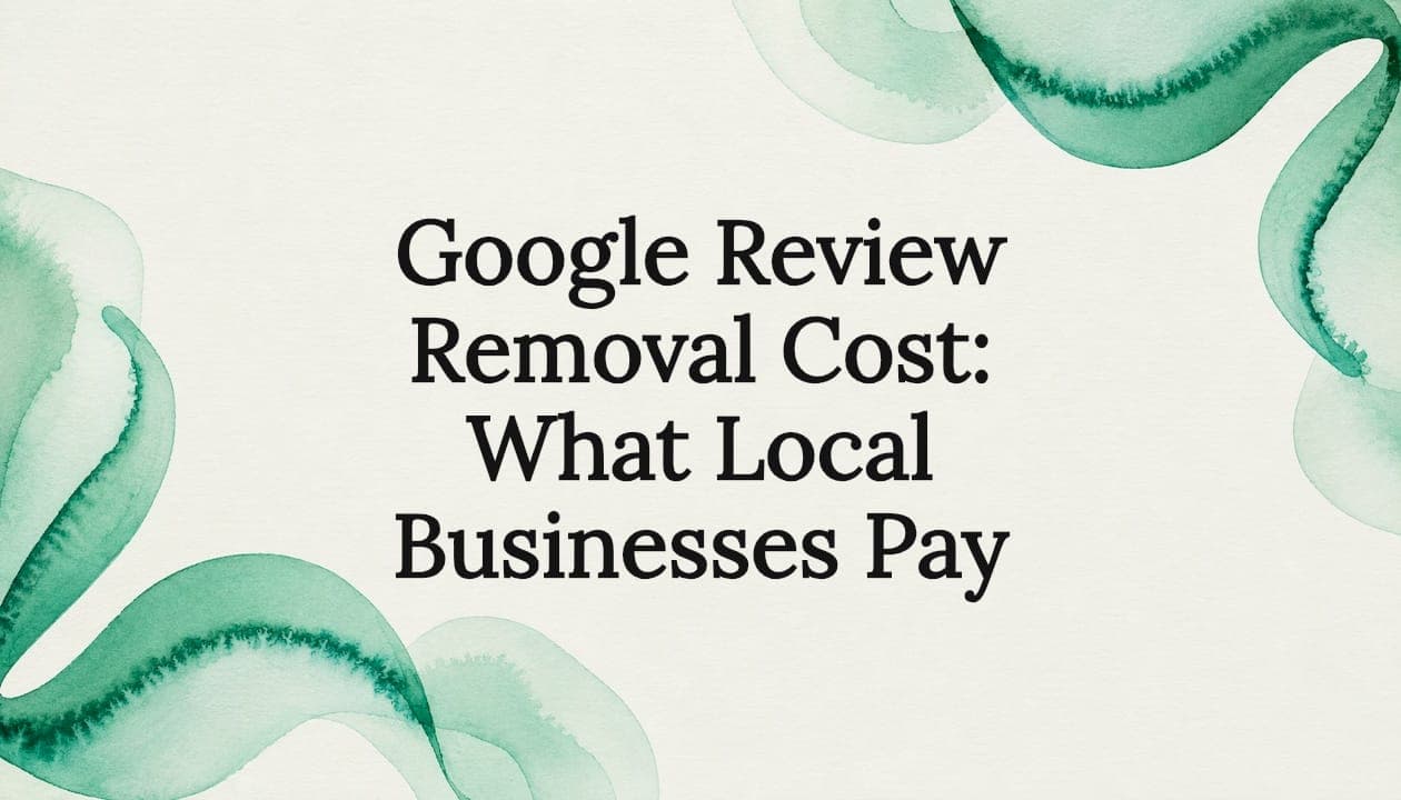 Google Review Removal Cost: What Local Businesses Pay